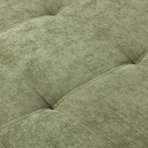 Corner sofa bed Andi left corner green color 268X185X79CM