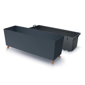 Urbi Case N антрацит пластмасово сандъче за цветя 78X23X30СМ