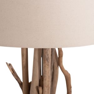 Декоративен лампион Altar HM4872 Driftwood-бял Pvc абажур Φ44.5X167HСМ.