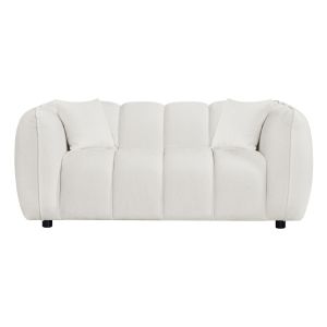 Диван 2-местен Lykke HM3324.02 екрю текстил 172X89X70HСМ.