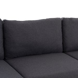 Диван ляв ъгъл Anton HM3340.01L сив текстил-метални крака 260X130X84HСМ.
