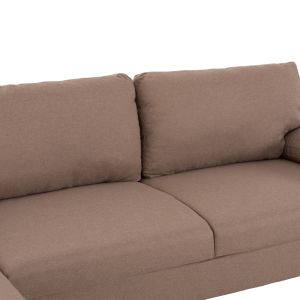 Диван ляв ъгъл Anton HM3340.02L цвят сленова кост текстил-метални крака 260X130X84HСМ.