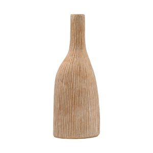 Керамична ваза FL20071 цвят антично злато 19X14X50СМ