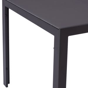 Градинска маса и столове 5ч. Ofer HM21005.01 метал и алуминий 150X90СМ-СИВ
