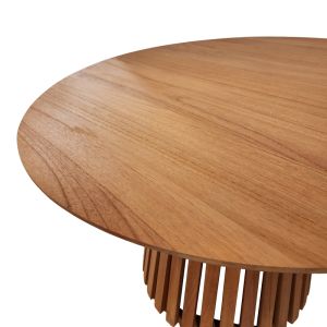 Дървена маса Kenda I mindi в естествен цвят, размери 150x75 см