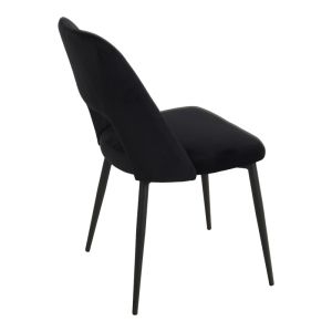 Murde table and chairs set and Antoro glass table D100x75 cm, set of 5 pieces