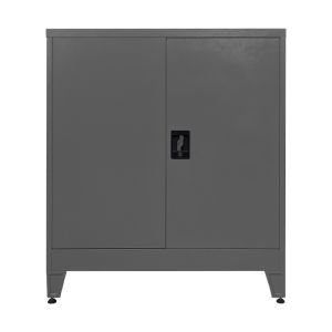 Метален шкаф Armon в антрацитен цвят 90x45x100см