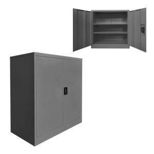 Метален шкаф Armon в антрацитен цвят 90x45x90см