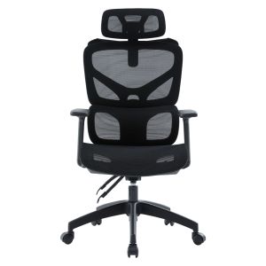 Офис стол Apex HM1227.01 черен мрежест текстил &amp; Pp 68X68X120-130HСМ.