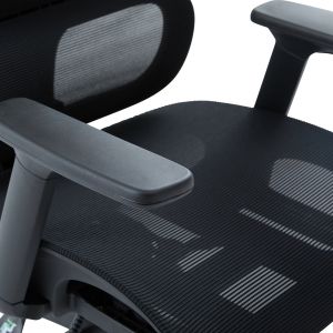 Офис стол Apex HM1227.01 черен мрежест текстил &amp; Pp 68X68X120-130HСМ.