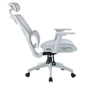 Офис стол Apex HM1227.02 бял Pp-светлосив мрежест текстил 68X68X120-130HСМ.