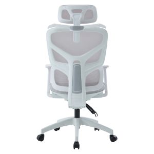 Офис стол Apex HM1227.02 бял Pp-светлосив мрежест текстил 68X68X120-130HСМ.