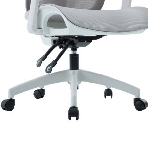 Офис стол Apex HM1227.02 бял Pp-светлосив мрежест текстил 68X68X120-130HСМ.