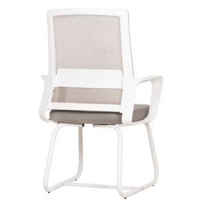 Офис стол Caster HM1228.02 бял Метал/pp-светлосива мрежа 58X56X93HСМ.