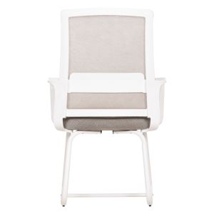 Офис стол Caster HM1228.02 бял Метал/pp-светлосива мрежа 58X56X93HСМ.