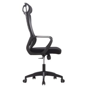 Офис стол Elvar HM1219.01 черна мрежа-полипропиленова база 63X56X125HСМ.