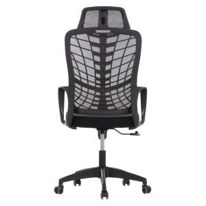 Офис стол Elvar HM1219.01 черна мрежа-полипропиленова база 63X56X125HСМ.