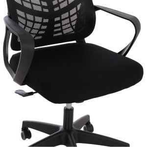 Офис стол Elvar HM1219.01 черна мрежа-полипропиленова база 63X56X125HСМ.