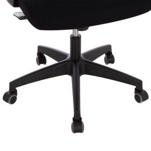 Офис стол Elvar HM1219.01 черна мрежа-полипропиленова база 63X56X125HСМ.