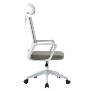 Офис стол Velocity HM1229.02 бял Pp-светлосив мрежест текстил 61X62X123HСМ.