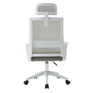 Офис стол Velocity HM1229.02 бял Pp-светлосив мрежест текстил 61X62X123HСМ.
