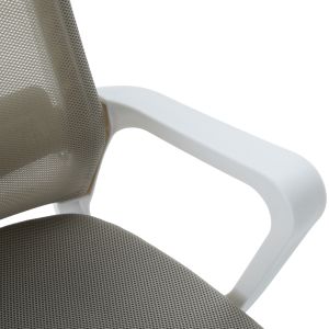 Офис стол Velocity HM1229.02 бял Pp-светлосив мрежест текстил 61X62X123HСМ.