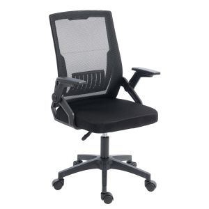 Офис стол Zenith HM1225.01 Pp &amp; мрежа в черно 60X60X92-100HСМ.