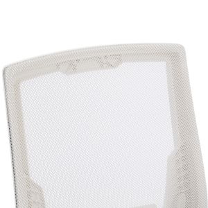 Офис стол Zenith HM1225.02 полипропилен в бяло-мрежа в светлосиво 60X60X92-100HСМ.