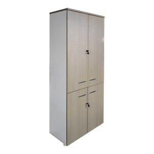 Офис шкаф Armadi Sonoma - бял 80x40x200 см