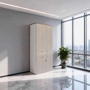 Офис шкаф Armadi Sonoma - бял 80x40x200 см