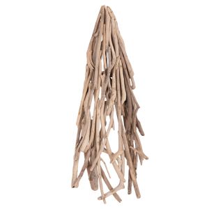 Стенен аплик Vekna HM4876 плаващо Дървоdriftwood) в натурален цвят 43X15(ДЕБЕЛИНА)X100HСМ.[1XΕ27]