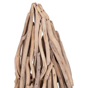 Стенен аплик Vekna HM4876 плаващо Дървоdriftwood) в натурален цвят 43X15(ДЕБЕЛИНА)X100HСМ.[1XΕ27]