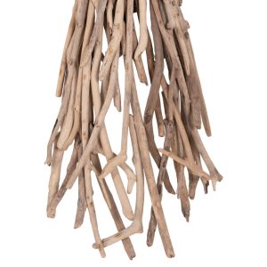 Стенен аплик Vekna HM4876 плаващо Дървоdriftwood) в натурален цвят 43X15(ДЕБЕЛИНА)X100HСМ.[1XΕ27]