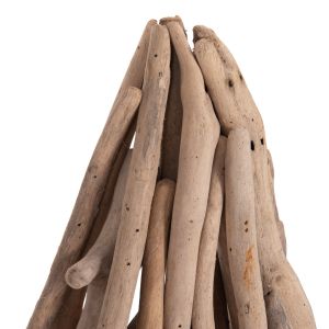 Стенен аплик Vekna HM4876 плаващо Дървоdriftwood) в натурален цвят 43X15(ДЕБЕЛИНА)X100HСМ.[1XΕ27]