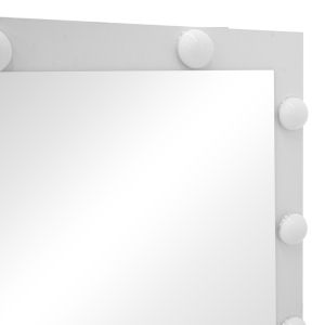 Тоалетка Vanity с LED бяла 80x40x140см