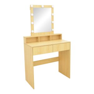 Тоалетка Virna с LED в естествен цвят 80x40x145см