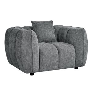 Фотьойл Lykke HM3325.01 сив текстил 119X89X70HСМ.