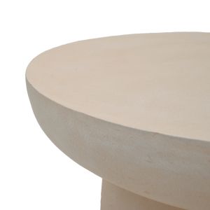 Холна маса Nuebo MGO кремава D70x40см