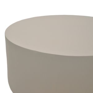 Холна маса Tierra светло сива MGO D75x37см