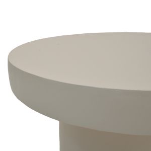 Холна маса Umbra MGO светло сива D64.5x43см