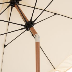 Чадър Ladin HM6550 стомана с термотрансферен печат-купол екрю Φ270X270HСМ.