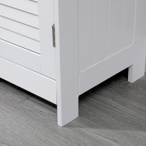Шкаф-колона Chesy MDF бял 32x30x87см