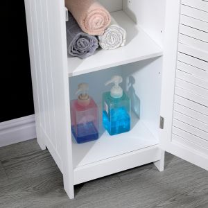 Шкаф-колона Chesy MDF бял 32x30x87см