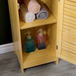 Шкаф-колона Chesy от MDF в естествен цвят 32x30x87см