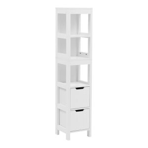 Шкаф-колона Kelby MDF бял 30x30x144см