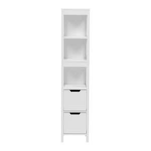 Шкаф-колона Kelby MDF бял 30x30x144см