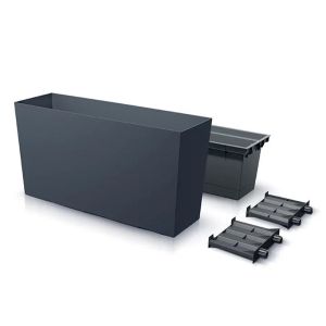 Urbi Case M anthracite plastic flower box 77X23.5X41CM