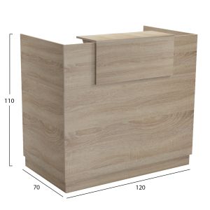 Бюро Barry HM2152.01 меламин в цвят сонама 120X70X110ВСМ.