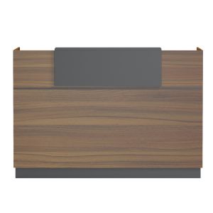 Desk Barry HM2153.03 melamine in walnut-grey 160X70X110ВСМ.