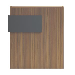 Desk Gand HM2154.03 melamine in walnut-grey 95.5X40X110ВСМ.